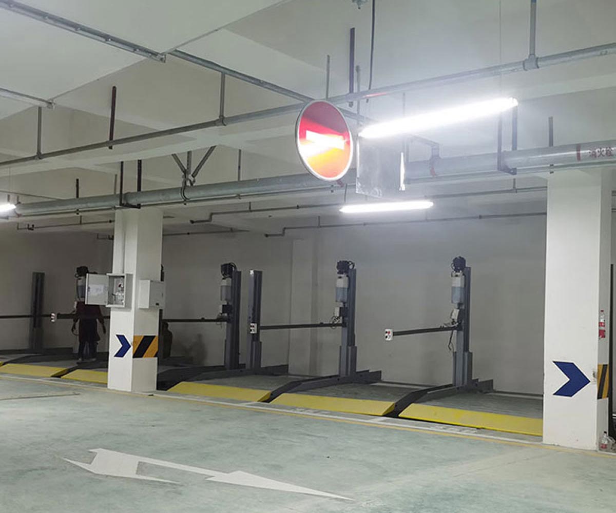 云巖三層升降橫移停車立體車庫(kù)回購(gòu)