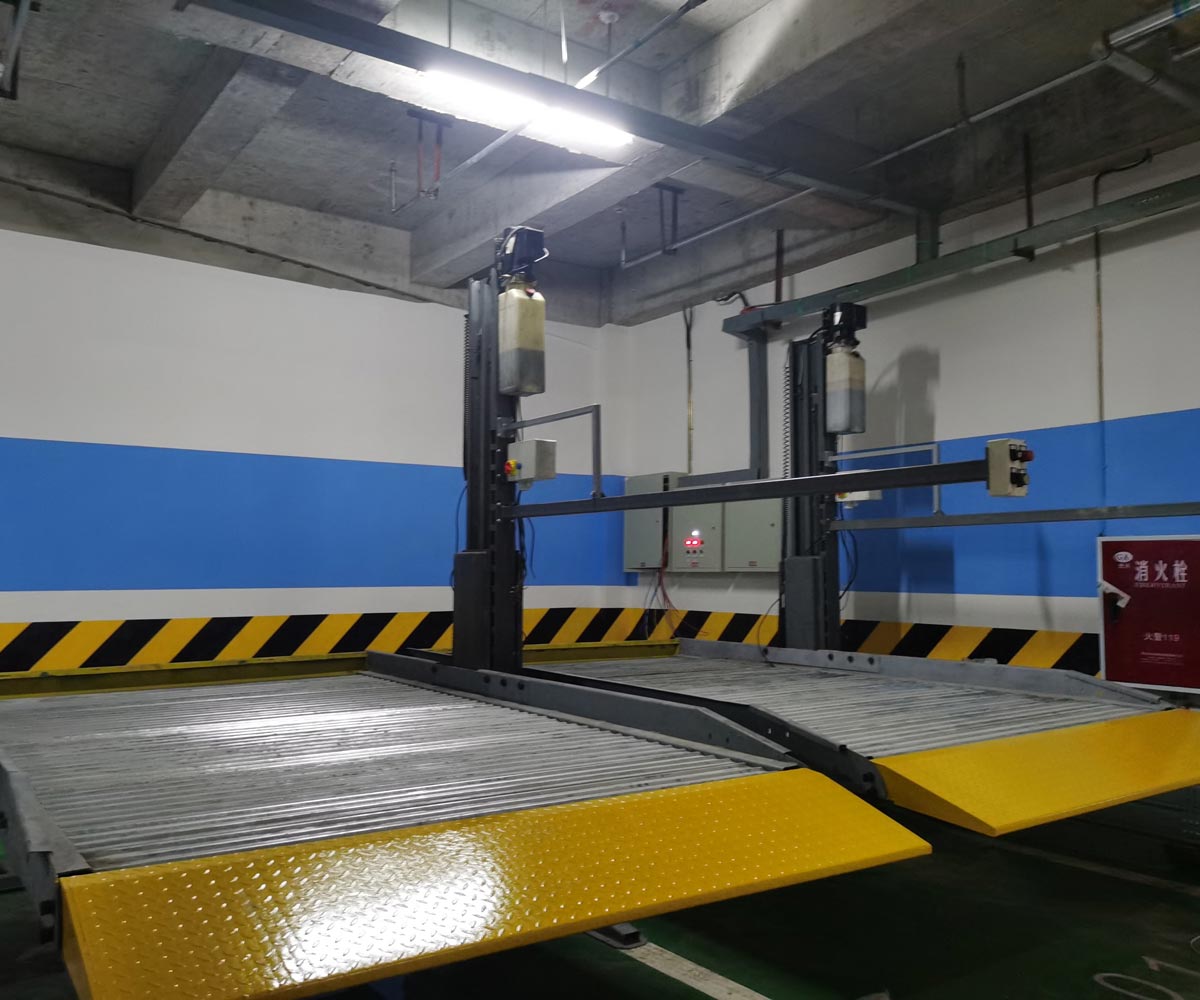 湖南地下室簡易升降停車庫