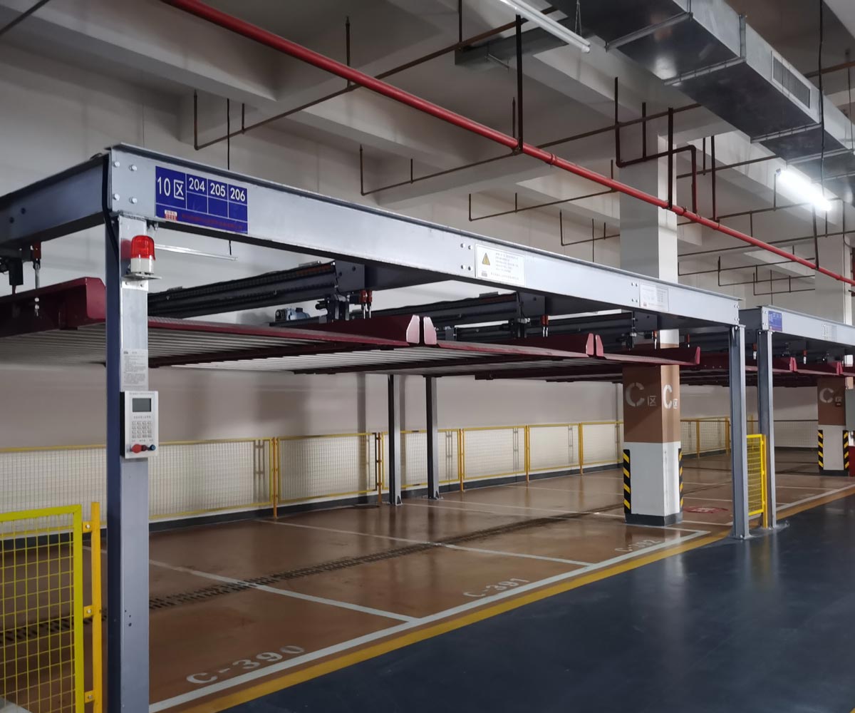 湖北俯仰式機械立體車庫