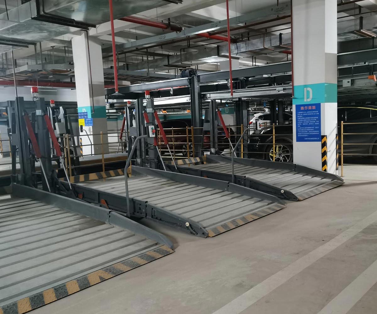 重慶地下室升降式機(jī)械停車場